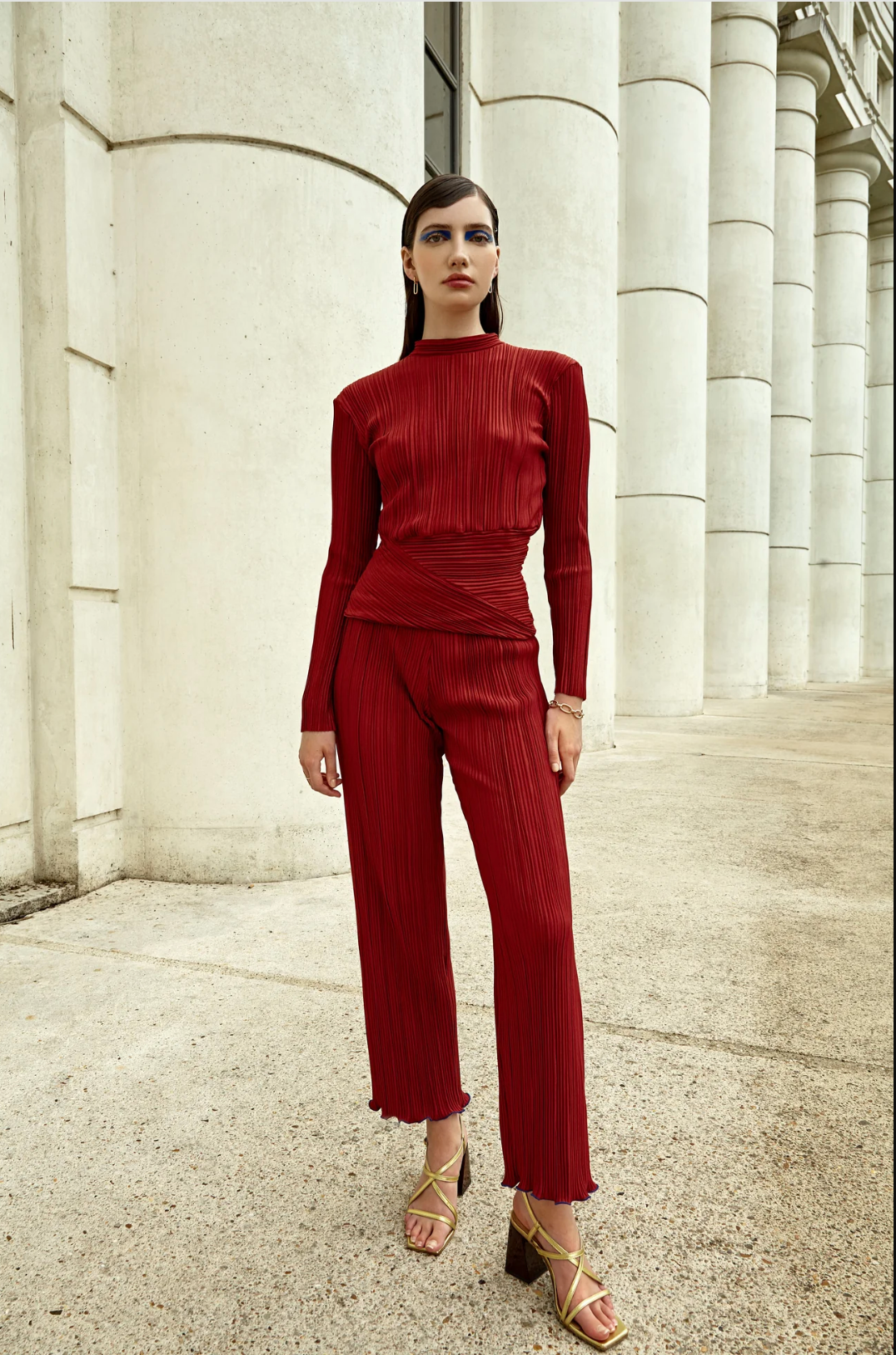 Pantalon MANU - Rouge